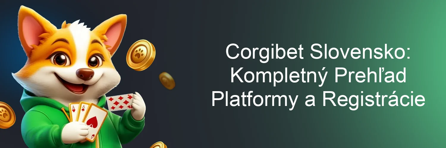 Corgibet Slovensko: Kompletný Prehľad Platformy a Registrácie